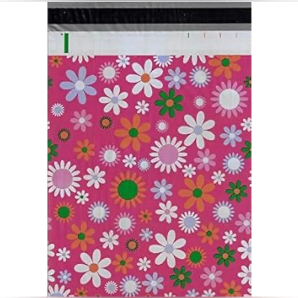 10 Count - Variety Bundle of 10x13 Polymailers (DAISIES + LET’S GO SHOPPING)